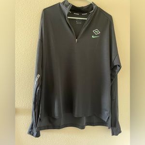 Nike Women's Pacer Top Half-Zip Shamrock